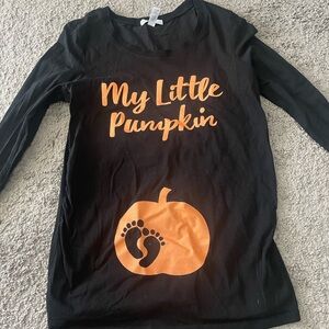 Halloween/ Fall maternity shirt